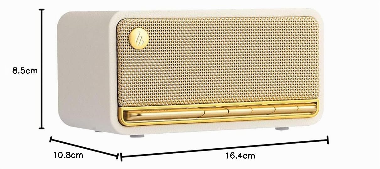Edifier MP230 - Tragbarer Bluetooth-Lautsprecher im Retro-Design, kabellos. Wiedergabe über Bluetooth, AUX und Micro SD Karte
