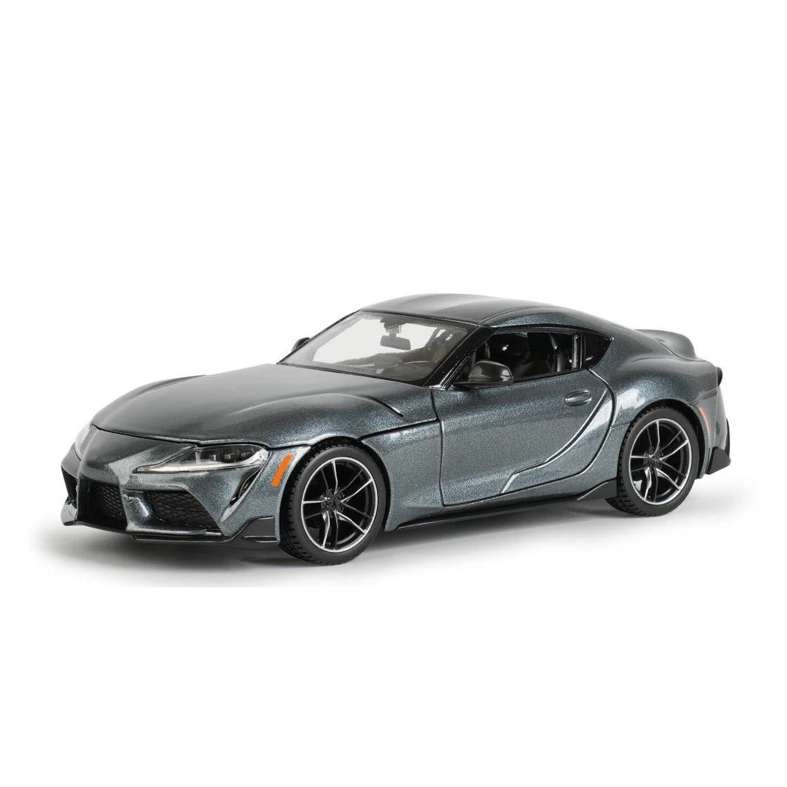 BANKOTO Diecast Car 1:24 For TOYOTA For GR For SUPRA Alloy Sports Car Model Diecasts Metal Vehicles Collectible(Gray)
