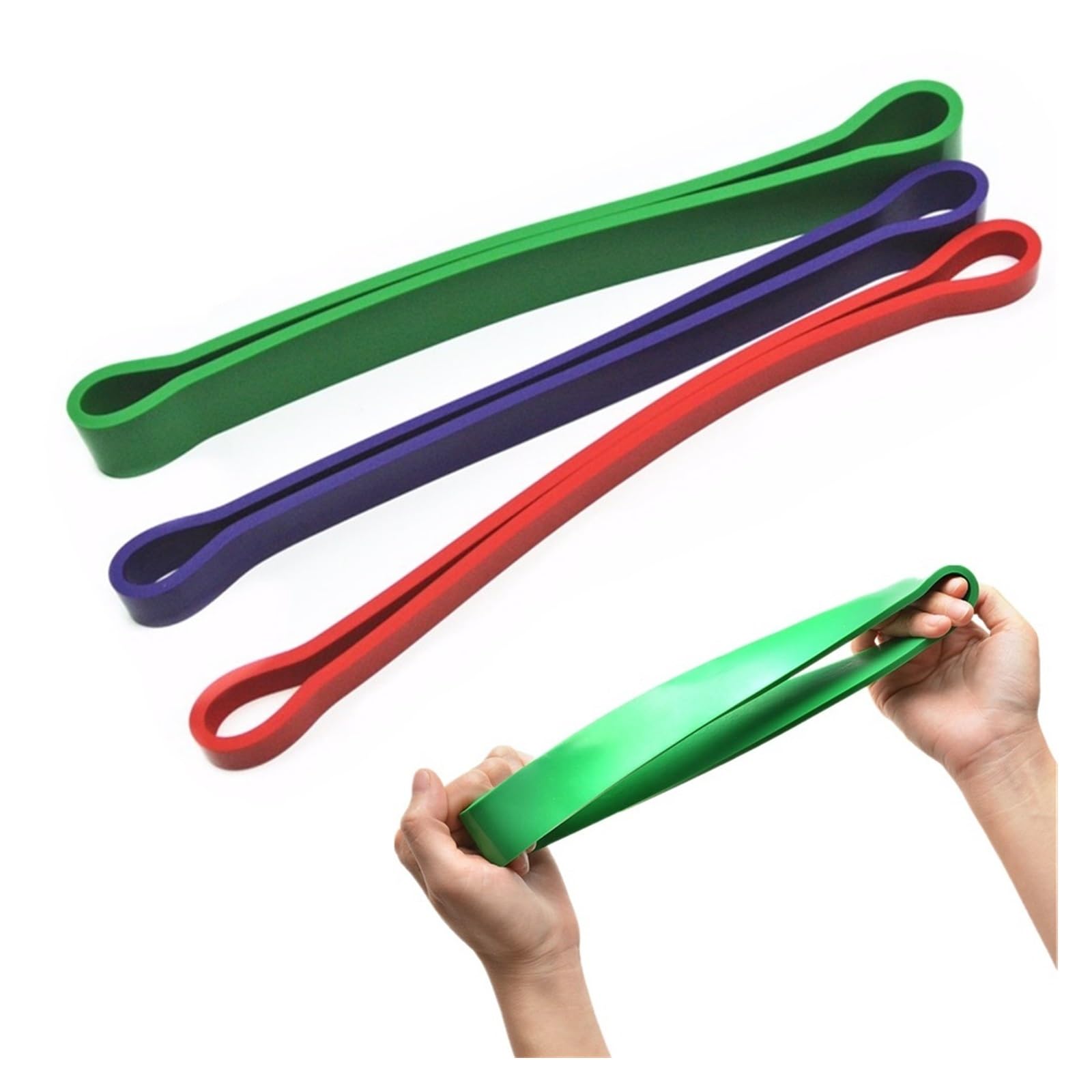 Übungsbänder, Widerstandsbänder, Fitness-Widerstandsbänder-Loop-Set mit 3 Stufen, Dicke, schwere, sportliche Power-Gummibänder, Workout-Trainingsübungsgeräte
