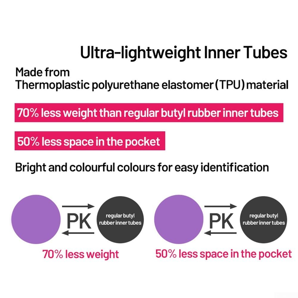32/48g Ultra léger pour vélo TPU 700C Chambre à air de route pour TPU 700 x 23C/25C/28C/35C/40C (23-32C FV45