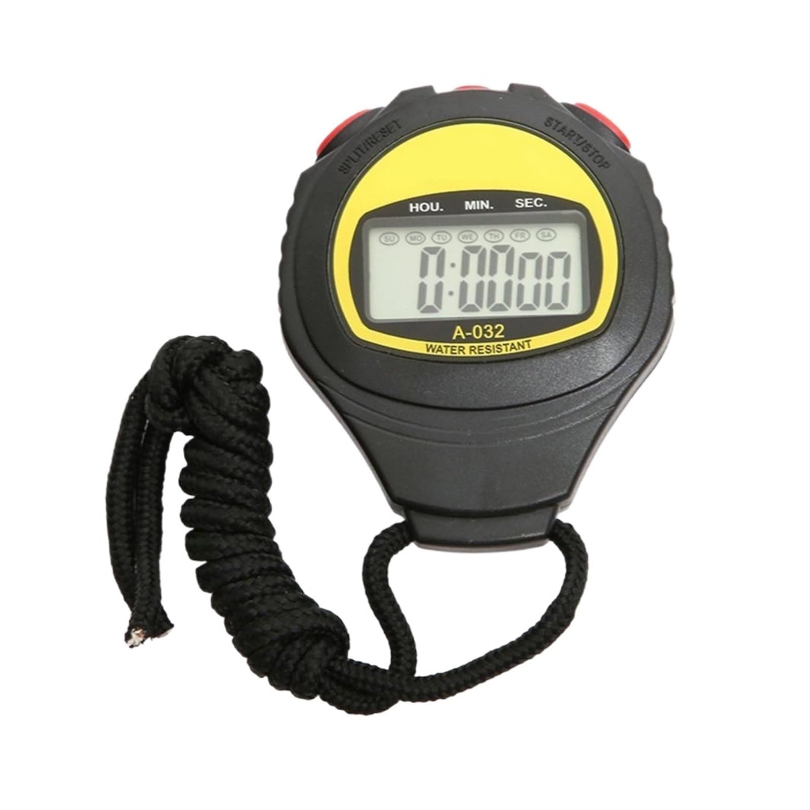 Digital Sports Stopwatch Waterproof Running Timer Shockproof Battery-powered Handheld LCD Display Chronograph Devices Precision Timing