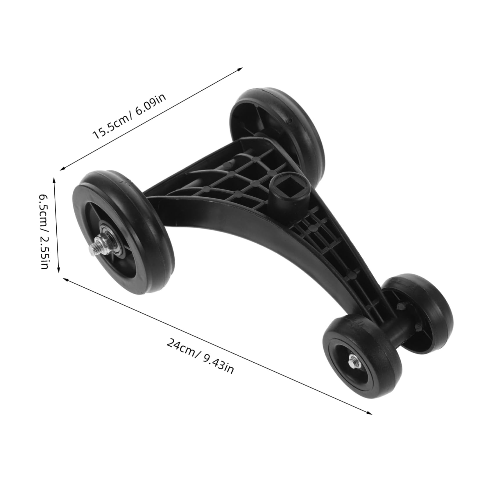 Yardwe Wiggle Car Replacement Wheel Heavy Duty Plastic Accessory for Wiggle Car Repairing Kit Ensures Stability and Safety for Playtime Activities