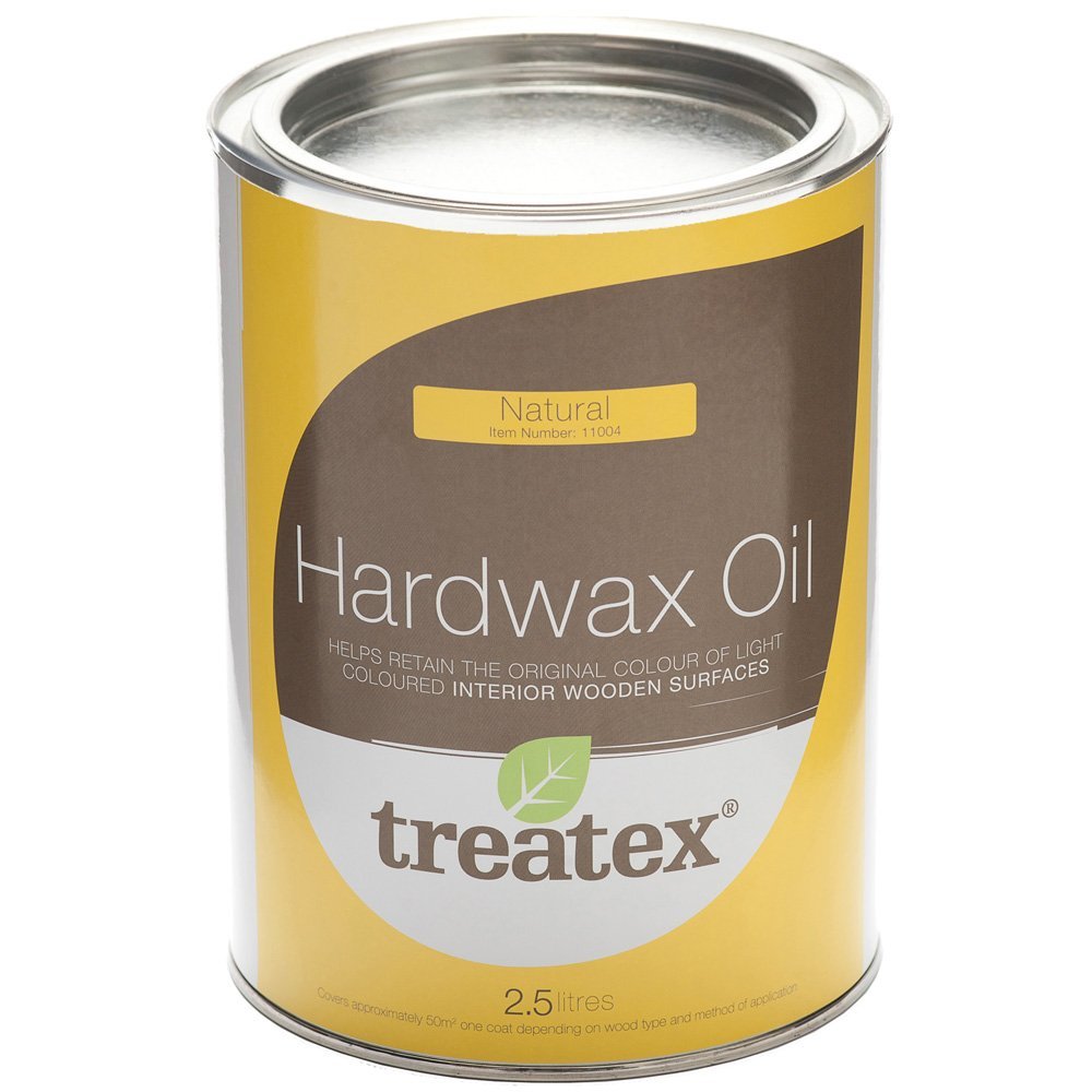 Treatex Hardwax Oil 11004 - Natural For Light Coloured Timber 2.5ltr
