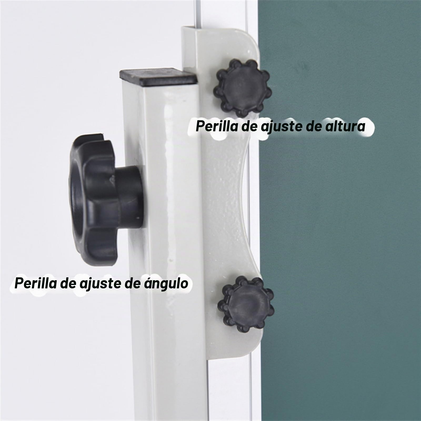 Soporte De Pizarra Rodante Caballete De Pizarra De Borrado En Seco con Ruedas, Ángulo De Altura Ajustable, Soporte De Pie Móvil para Oficina, Aula, Hogar