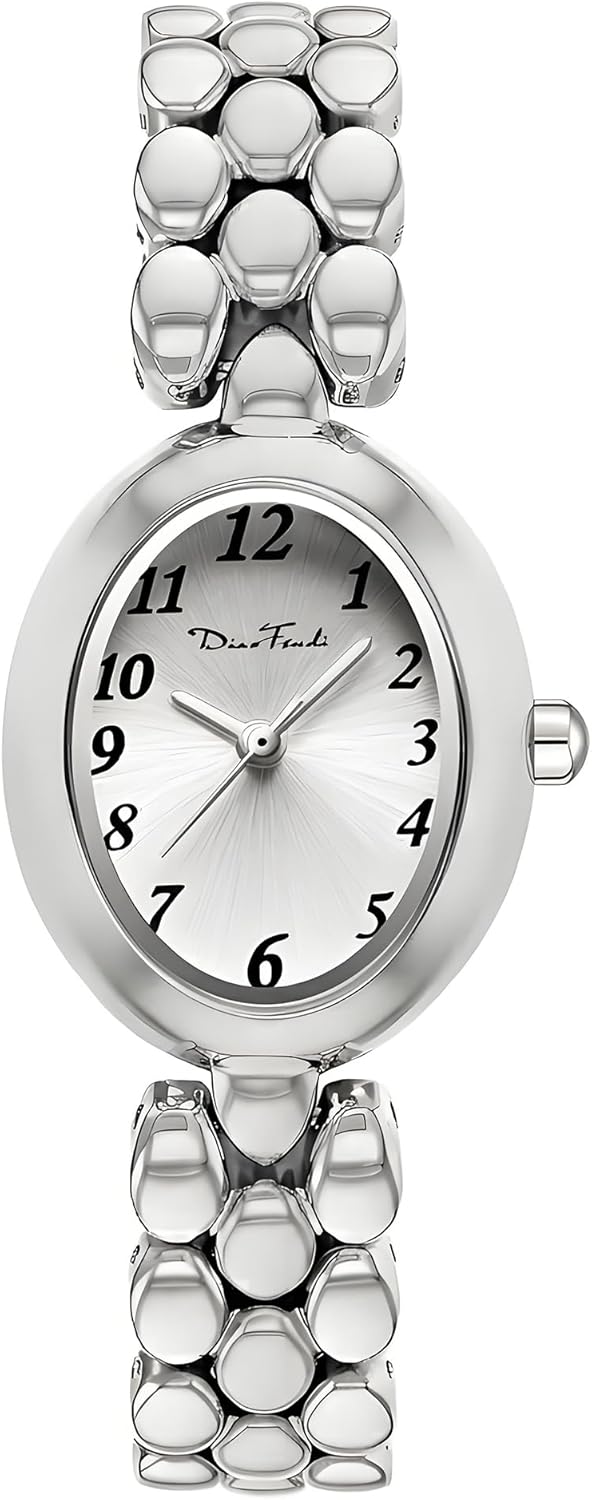 Diaofendi Women’s Gold Quartz Watch Updated Small Luxury Wristwatch with Stainless Steel Band, Stylish Casual Bracelet, and Included Tools