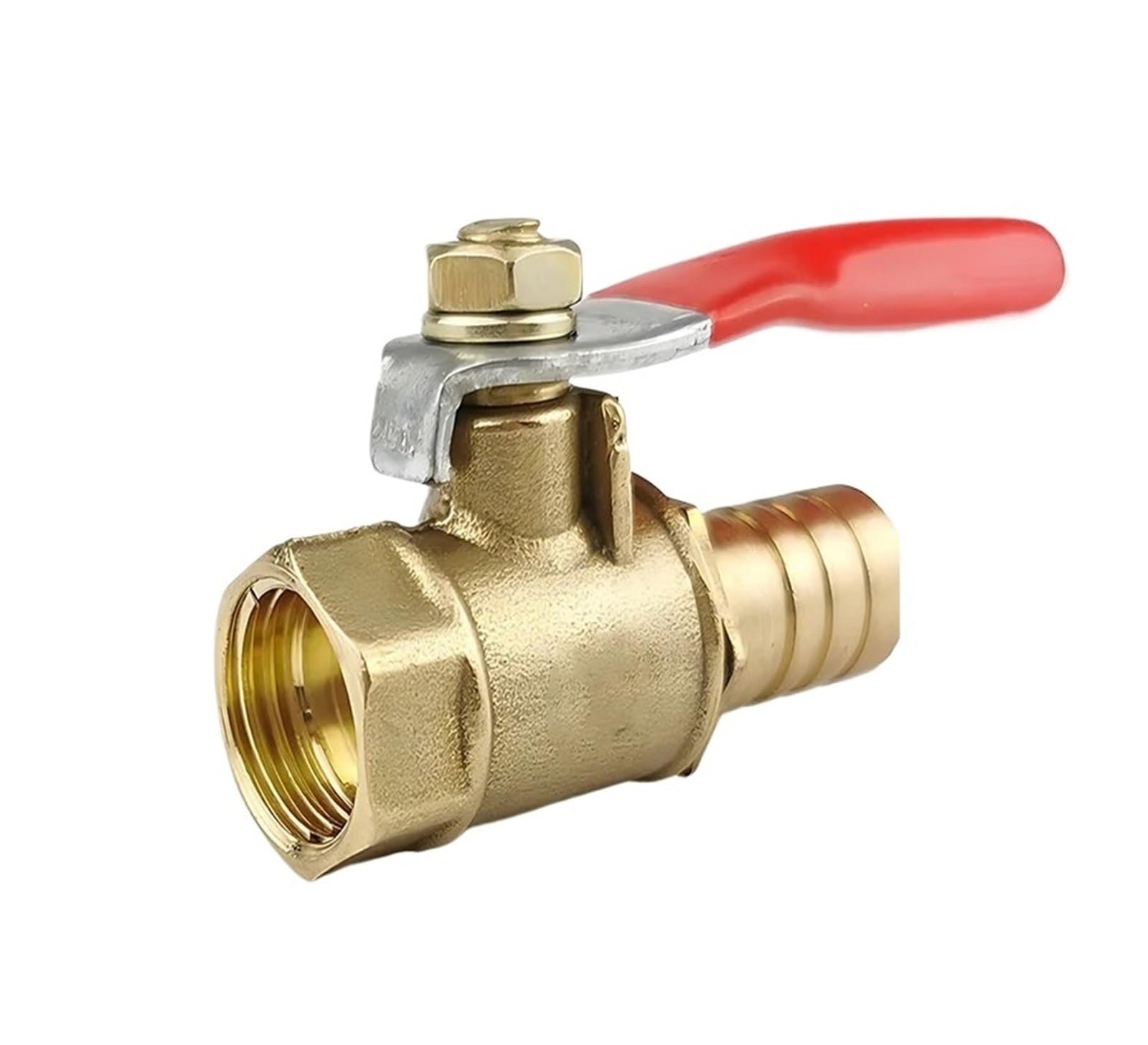 Vanne à bille en laiton 1/2 fémelle pour tube de 12mm raccord de tuyau cuivre
