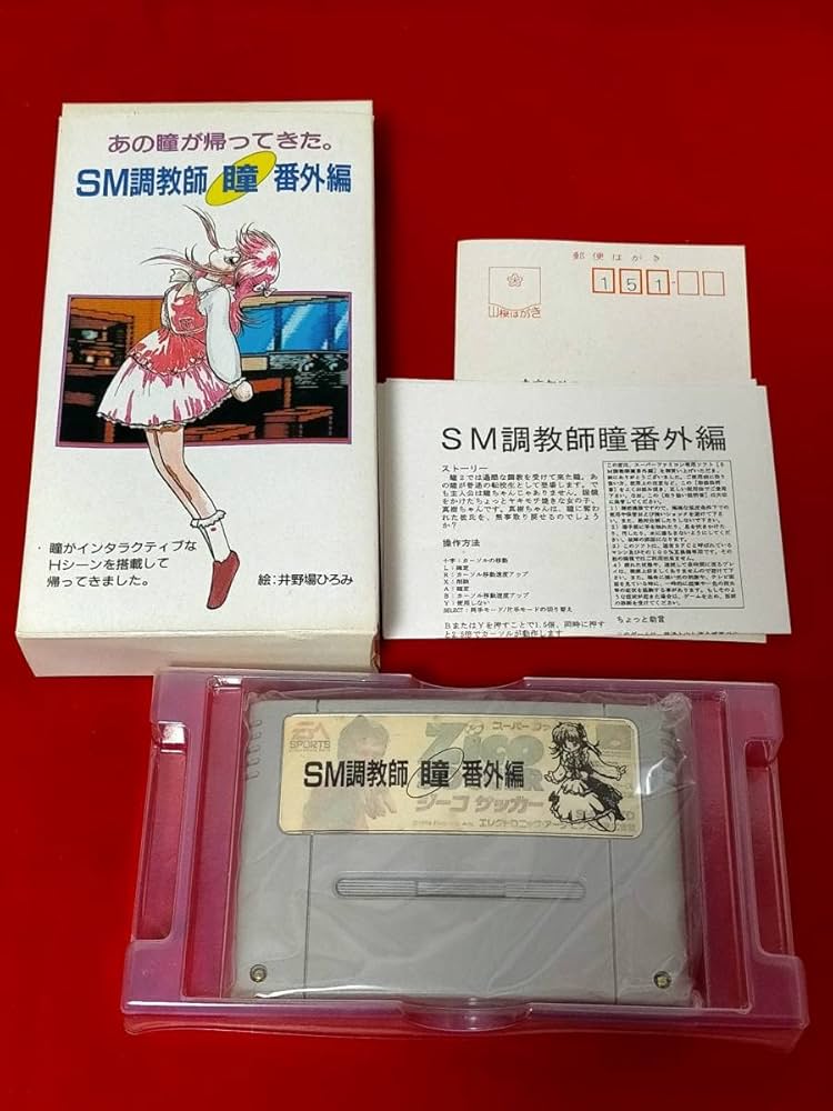 Amazon.co.jp: SFC SM調教師 瞳 番外編 箱説明書はがき付 西武