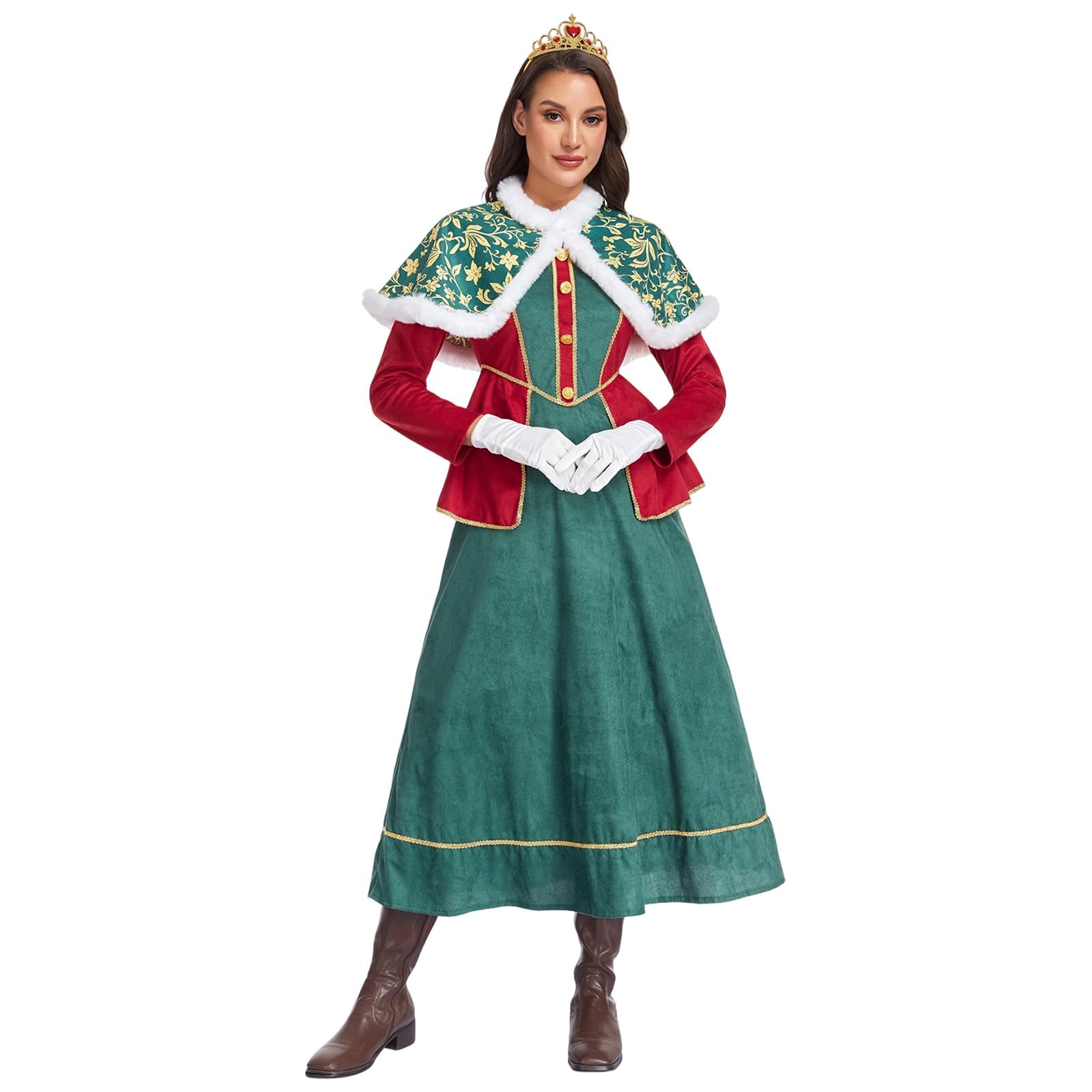 Robe médiévale longue en taille M pour soirée déguisement - 8