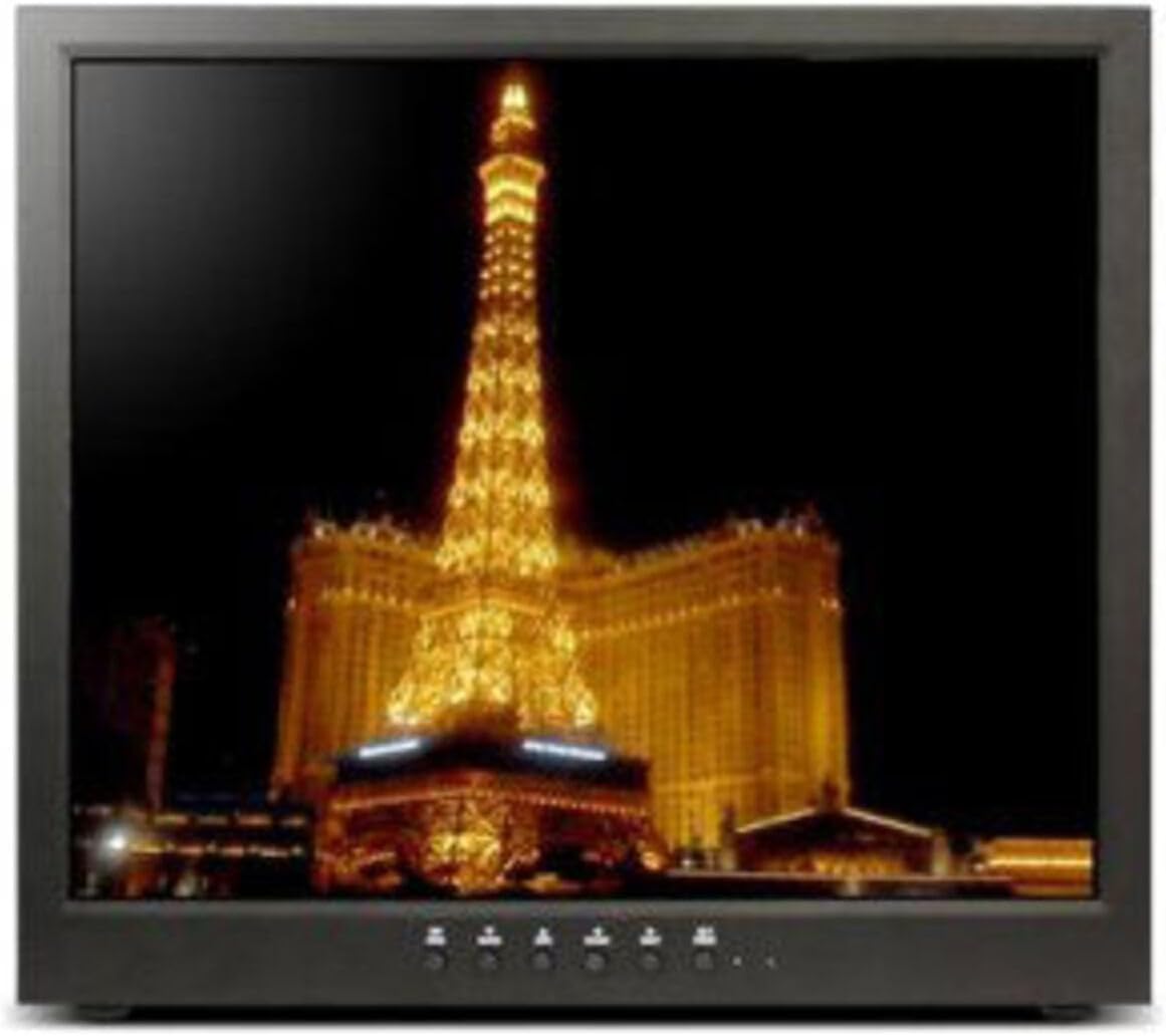 Orion Images 19RTC 19" LCD CCTV Metal Cabinet Monitor, 1280x1024, 1000:1, 300cd/m2, Video BNC In 2 / Out 2, VGA