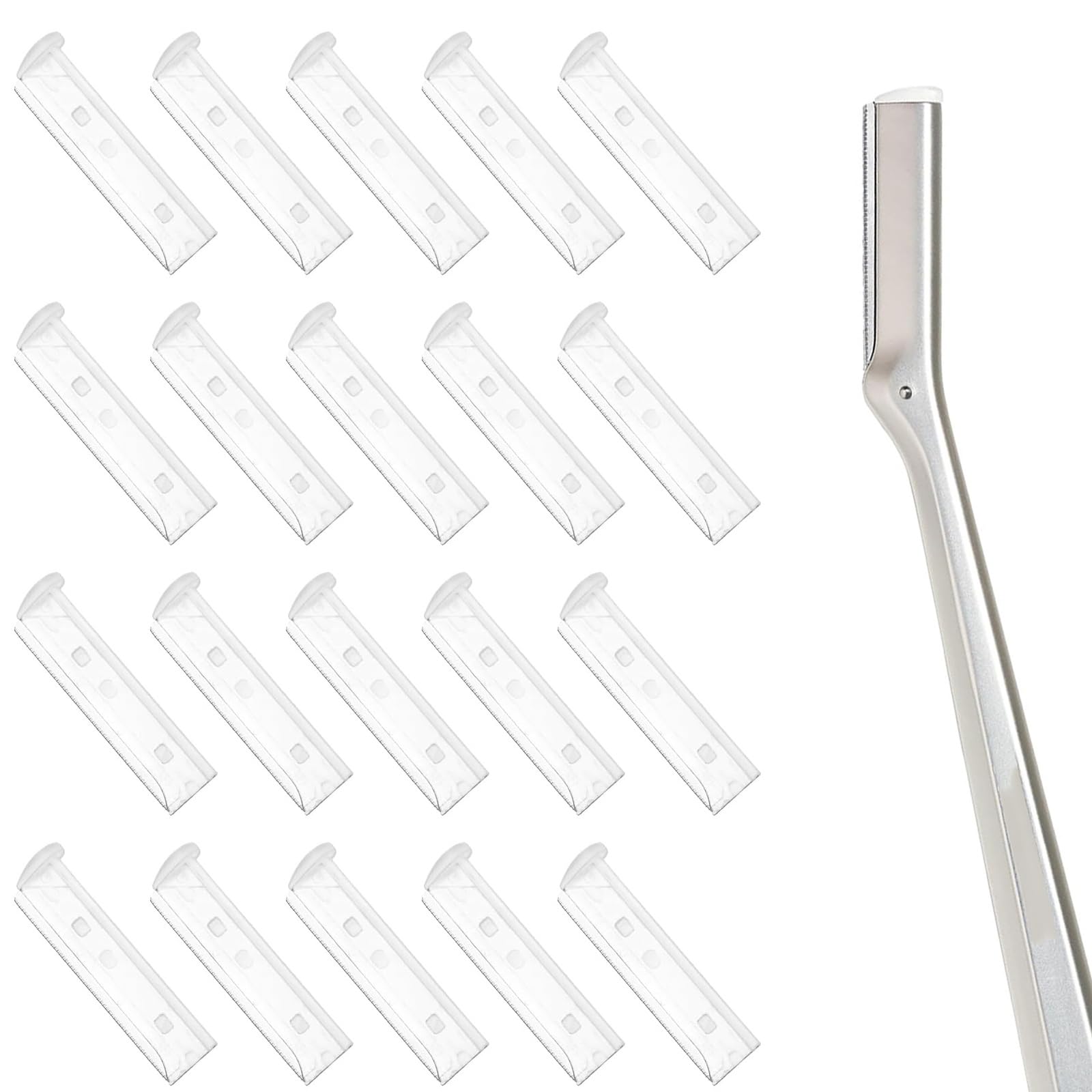 Facial Razor Replacement Blades Fit For Tweezerman Stainless Steel Razor