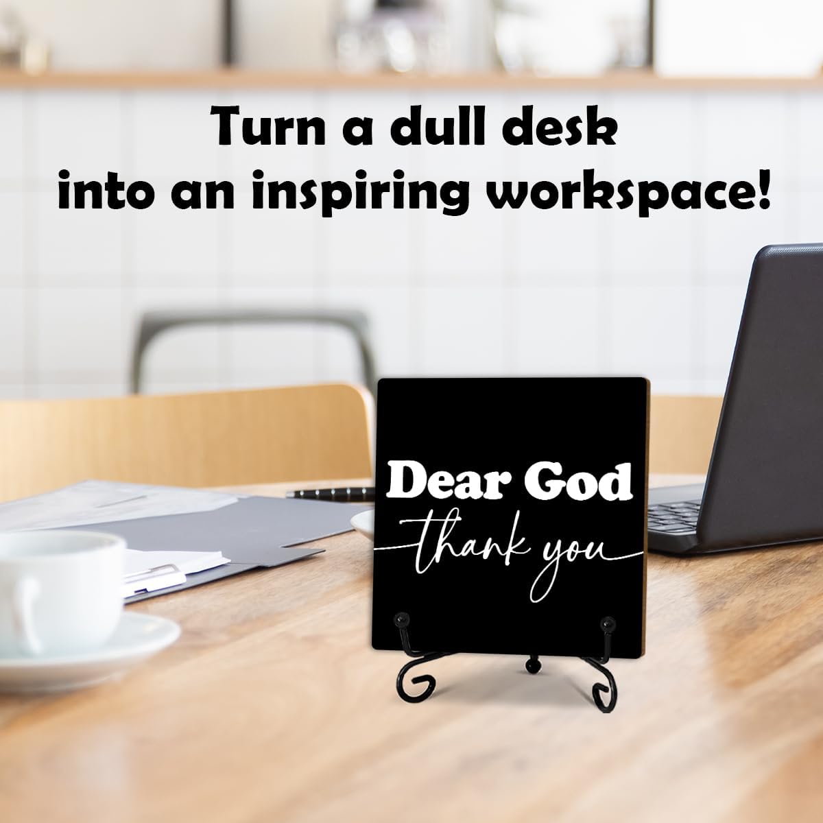 Entryway Table Decor Living Room Decors Christian Home Decorations Shelf Decoration Aesthetic Boho Living Room Farmhouse Decor Living Room Dresser Decorations For Woman(Dear God Thank You) - A14 - Image 4