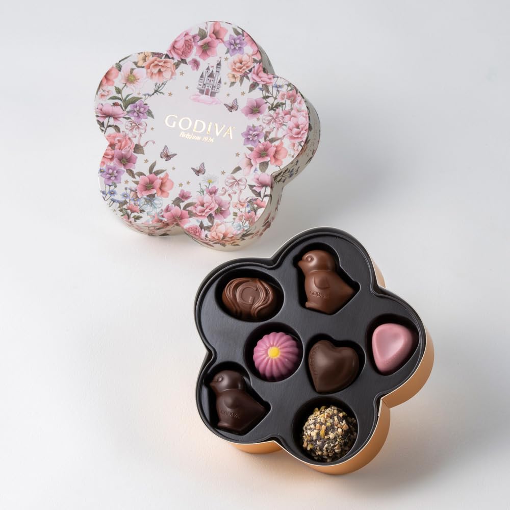 ✨GODIVA 春 セレクション✨ Amazon.co.jp: ゴディバ（GODIVA）羽ばたく 花咲く春 セレクション（7