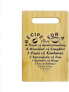 Print Cutting Board Mom's Kitchen Design 27 x 18cm Funny Pattern Unique Kitchen Decor Novelty Family Friends Retro Artwork