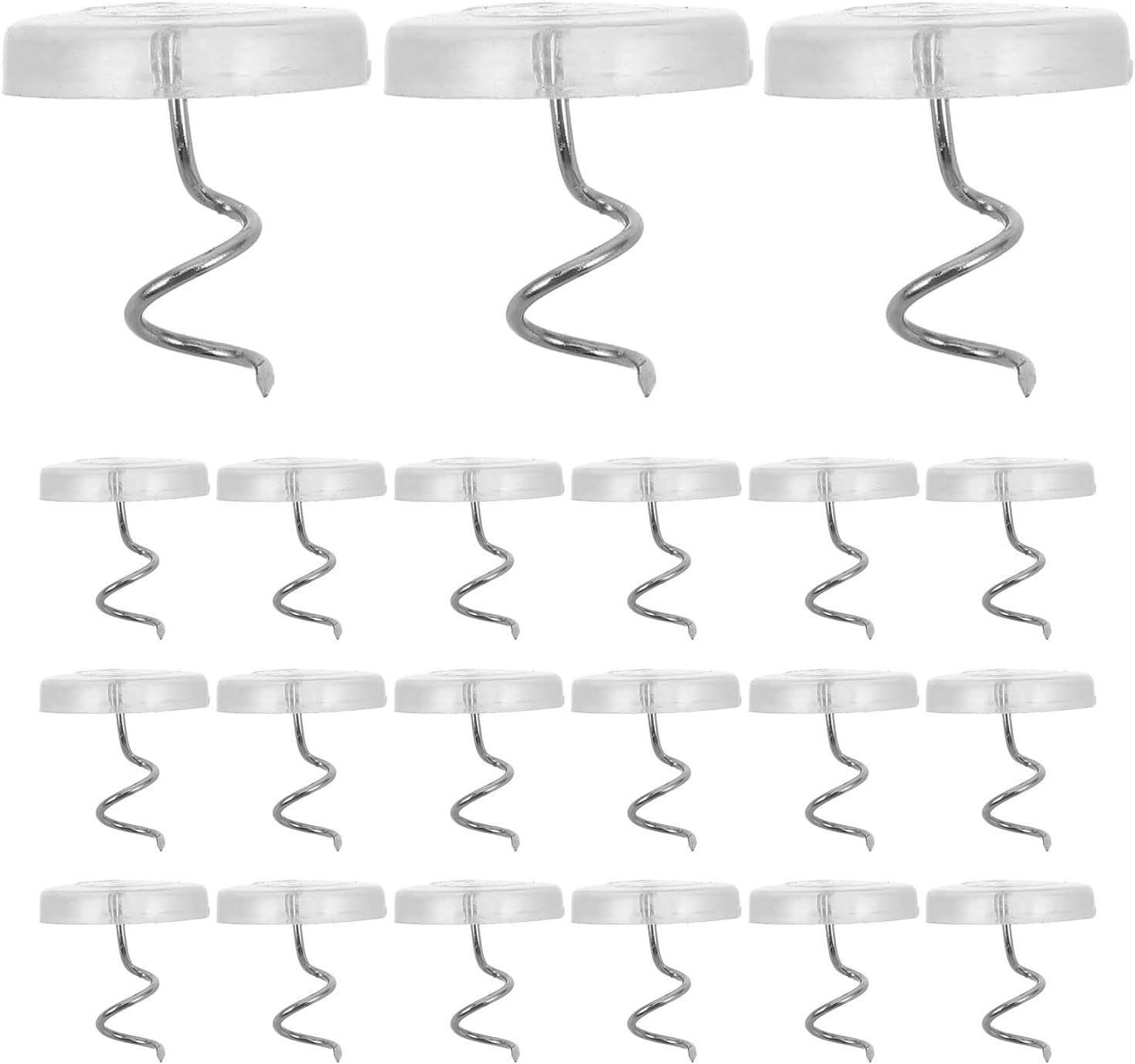 100 Pcs Bed Sheet Clips Upholstery Nails Twist Pins for Furniture Slipcovers and Bedskirts Large Size Home Bedding Fasteners Prevent Slip