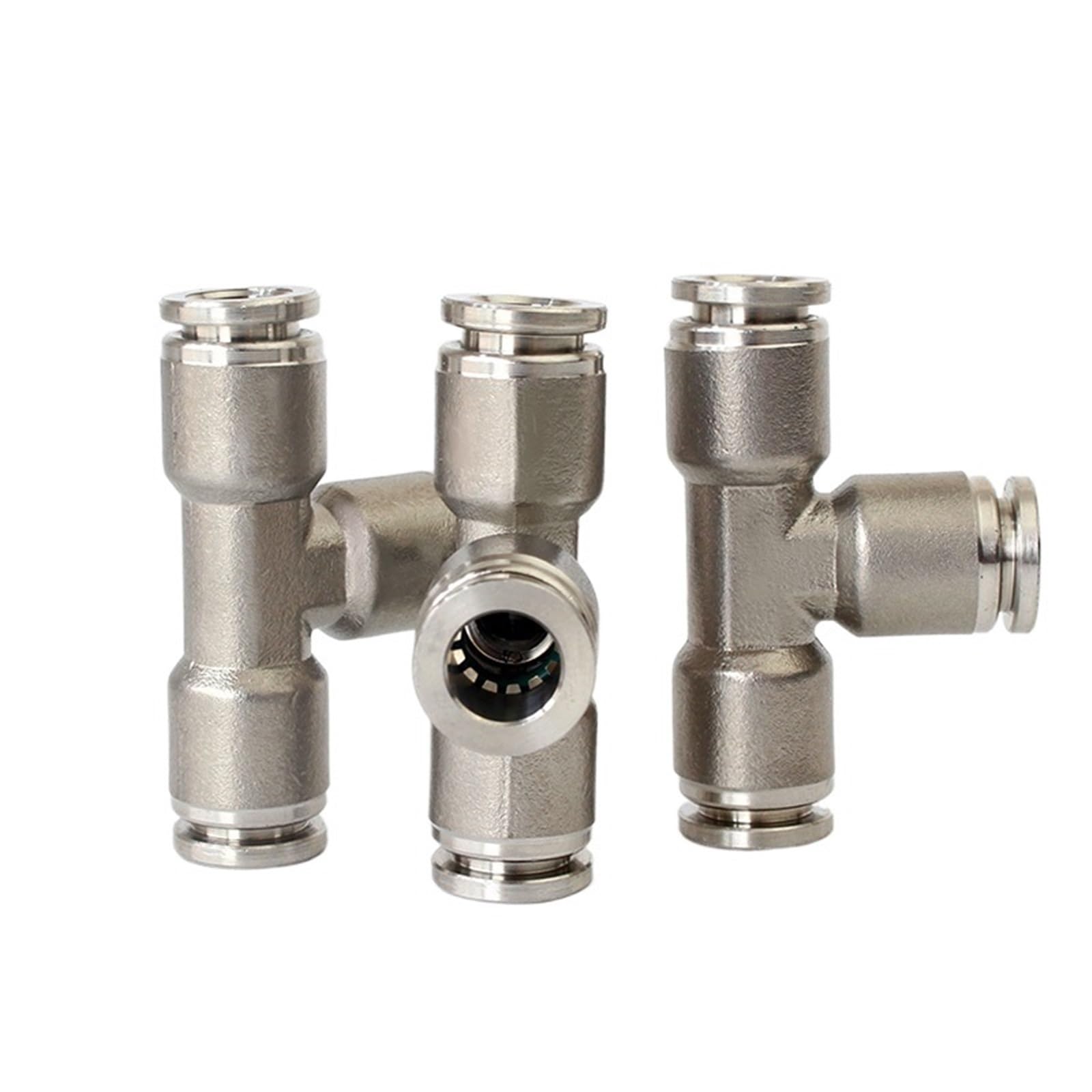 Raccordi for tubi pneumatici in acciaio inossidabile 304 Raccordi for tubi pneumatici con raccordo a sgancio rapido in metallo di alta qualità(SA,6mm)