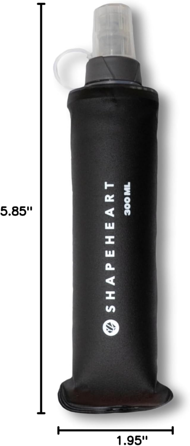 Shapeheart - Soft water bottle 300 ml running and sports, belt compatible