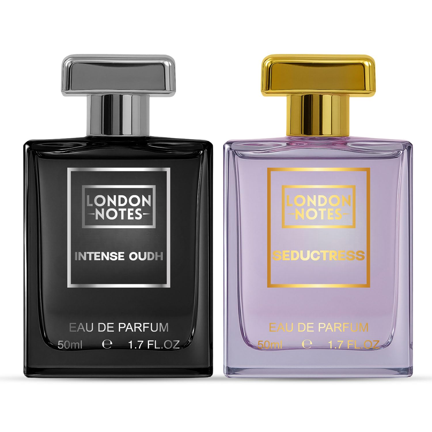 LONDON NOTES LONDON NOTES Royal Seduction Duo Perfume for Men & Women | Unisex Long Lasting Fragrance (50ml x2)