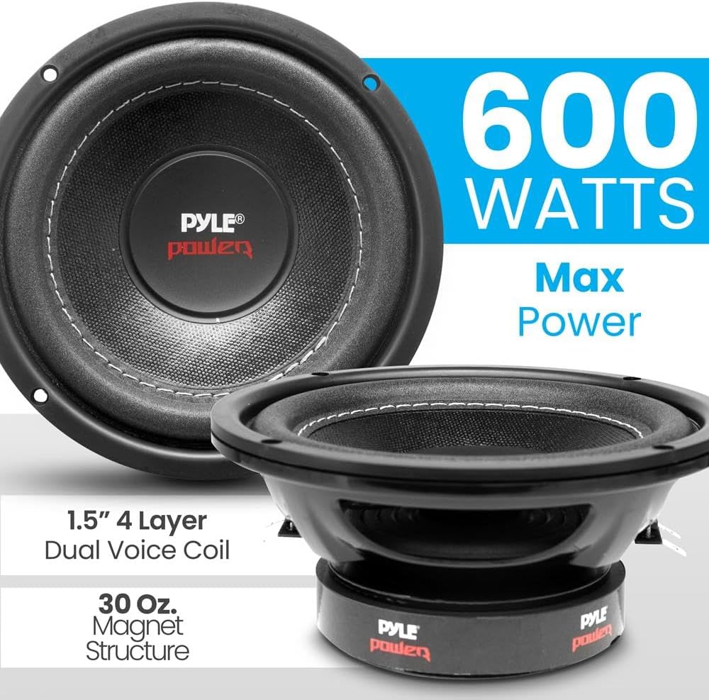 Pyle PLPW6D Car Audio/Bass/Speaker/Subwoofer