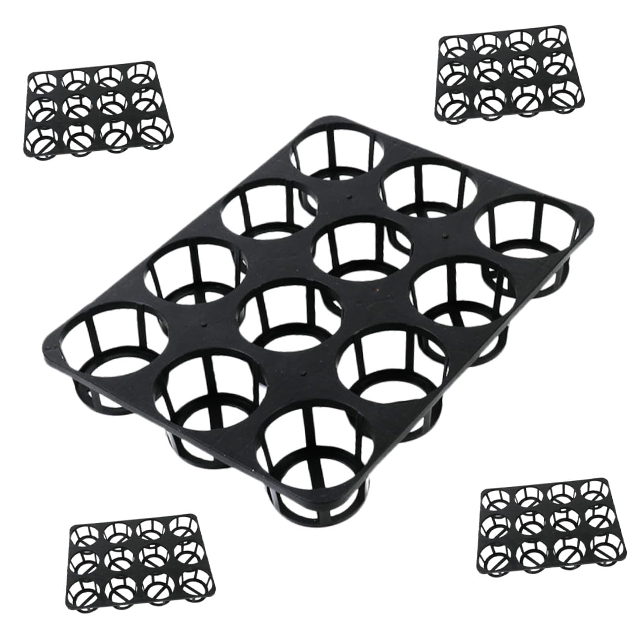 Plateaux pour germination plastique Gatuida pour sauver vos jeunes pousses
