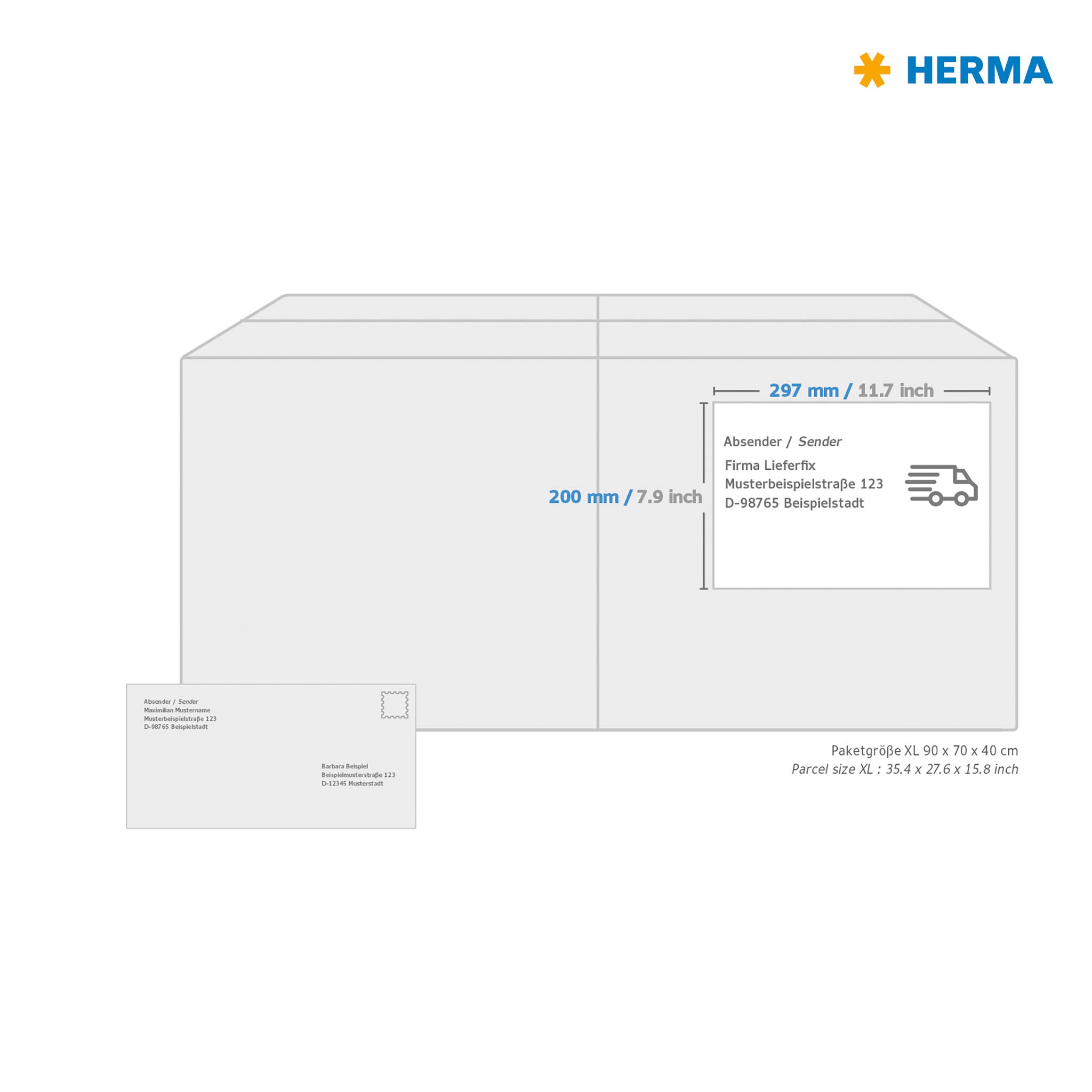 HERMA Samoprzylepne etykiety wielofunkcyjne, 1 etykieta na arkusz A4, 100 arkuszy, 200 x 297 mm, 100 etykiet, puste uniwersalne etykiety, samoprzylepne etykiety do drukarek laserowych i atramentowych,