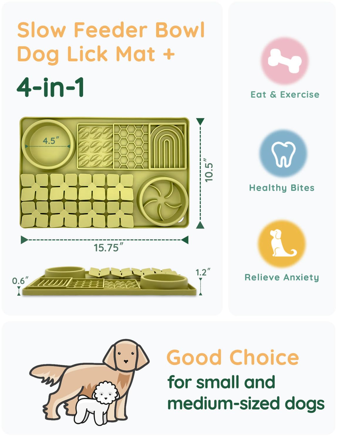 Mata do powolnego podajnika, silikonowa mata do lizania z przyssawkami dla psa, kota, mata do treningu zapachu zwierząt domowych, zabawki puzzle dla znudzonego szczeniaka, interaktywna mata