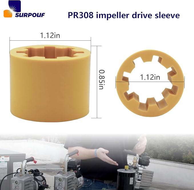 Funda de acoplamiento flexible para bomba de vacío PR308 miniatura 2