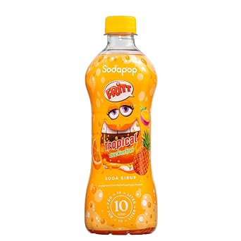 Sodapop FRITT Tropical Syrup Sugar-Free 500 ml Up to 10 Litres of Drink