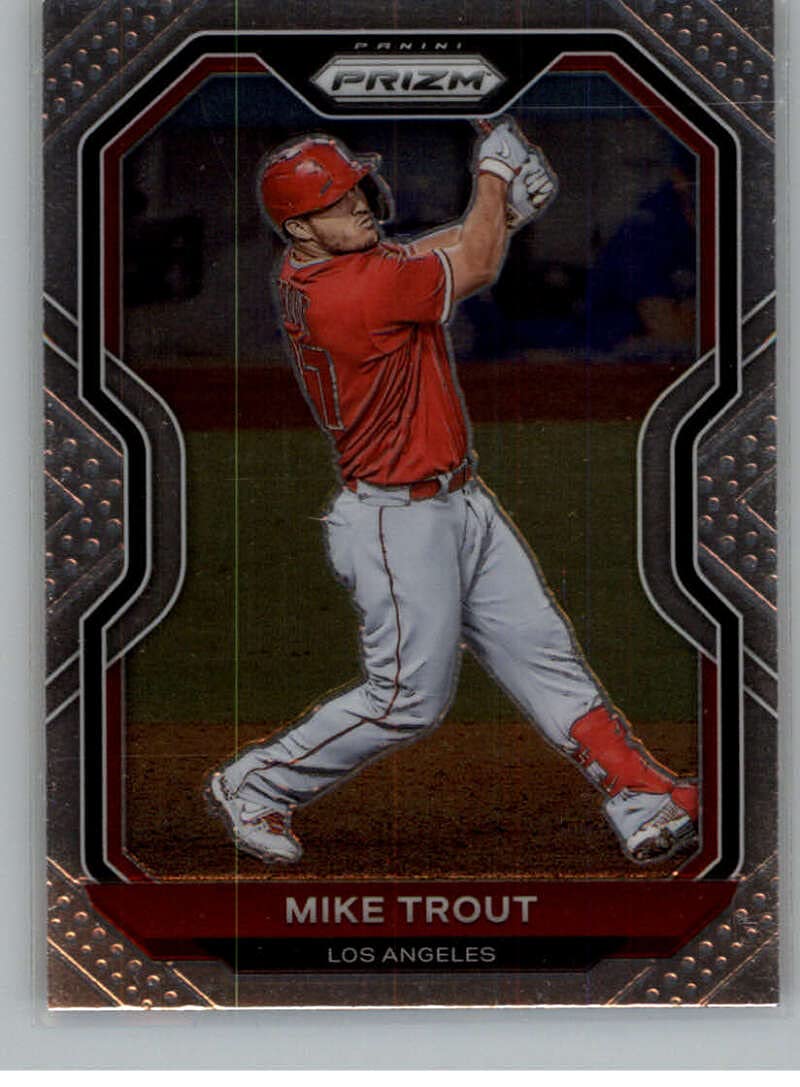 Amazon.com: 2021 Panini Prizm #173 Mike Trout Los Angeles Angels Tier 2  Official MLB PA Baseball Trading Card in Raw (NM or Better) Condition :  Collectibles & Fine Art
