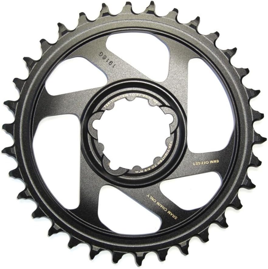 Eagle X-Sync 36T Direct Mount Off-Set Boost Aluminium 12-Speed Chain Ring - Black, 3 mm
