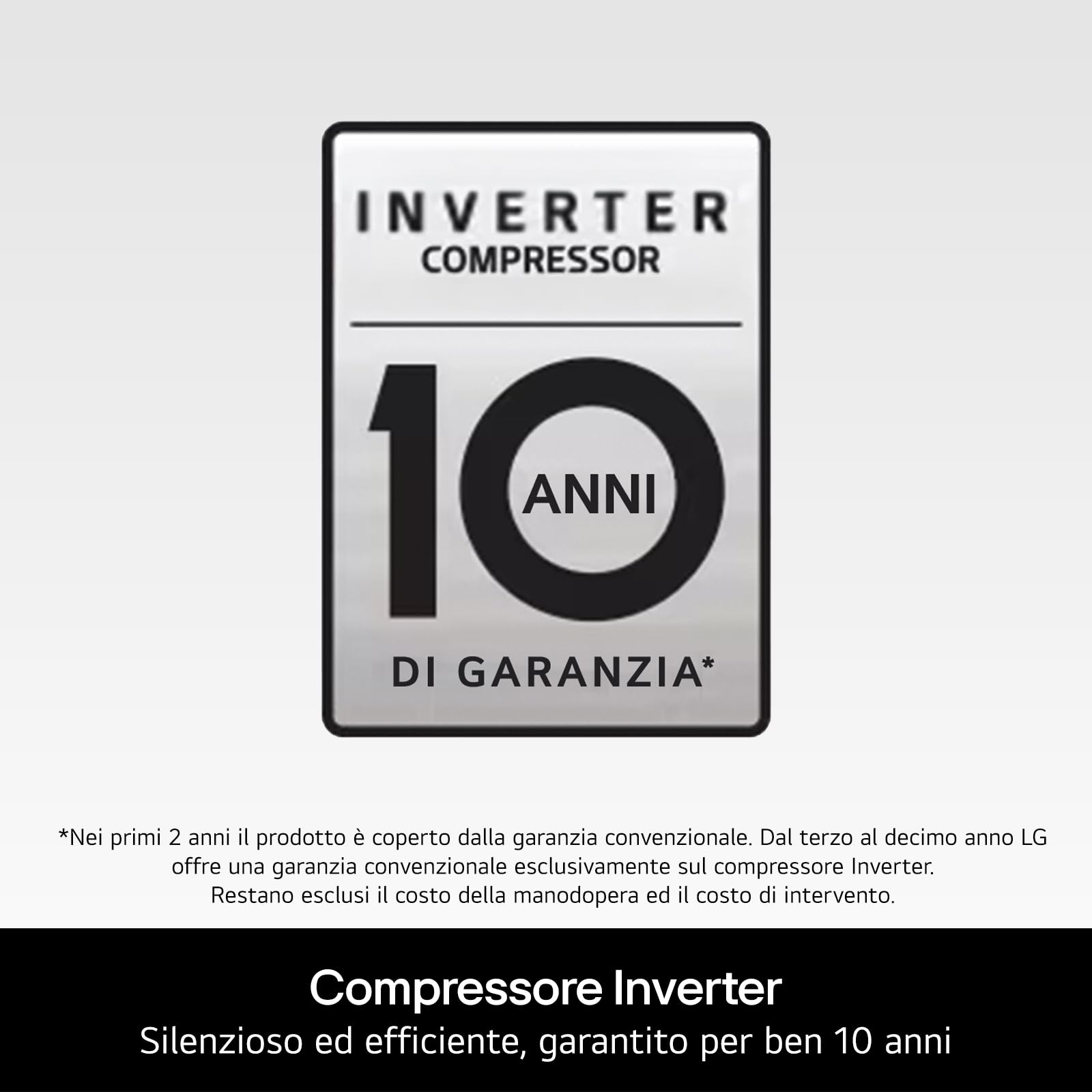 LG GBBSJ2CCPY Frigorifero Combinato Larghezza 60 cm Fit & Max, Classe C, Raffreddamento Ottimizzato con AI Saving, Total No Frost, Door e Linear Cooling, 375 L, Wi-Fi, Smart Inverter, Prime Silver