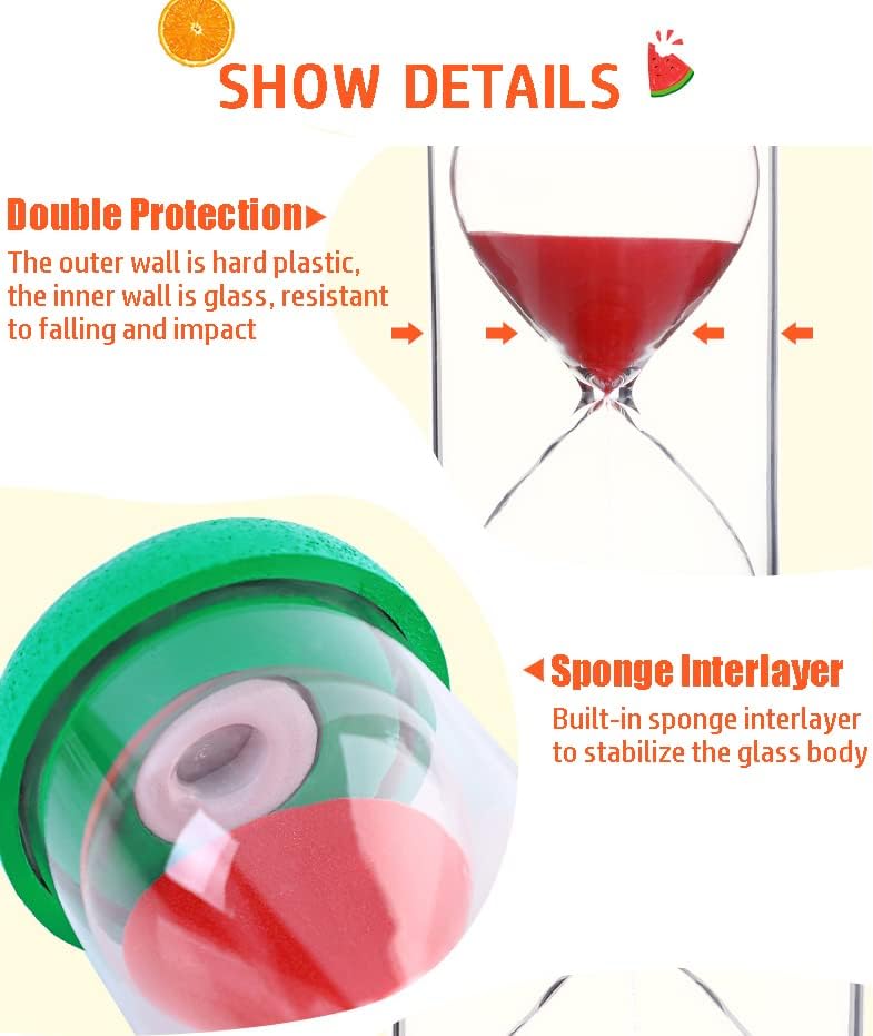 砂時計、サンドタイマー、15/30/60分、勉強、会議、料理、エクササイズ、ゲーム用の赤い砂時計タイマー(サイズ:15分、色:赤)(