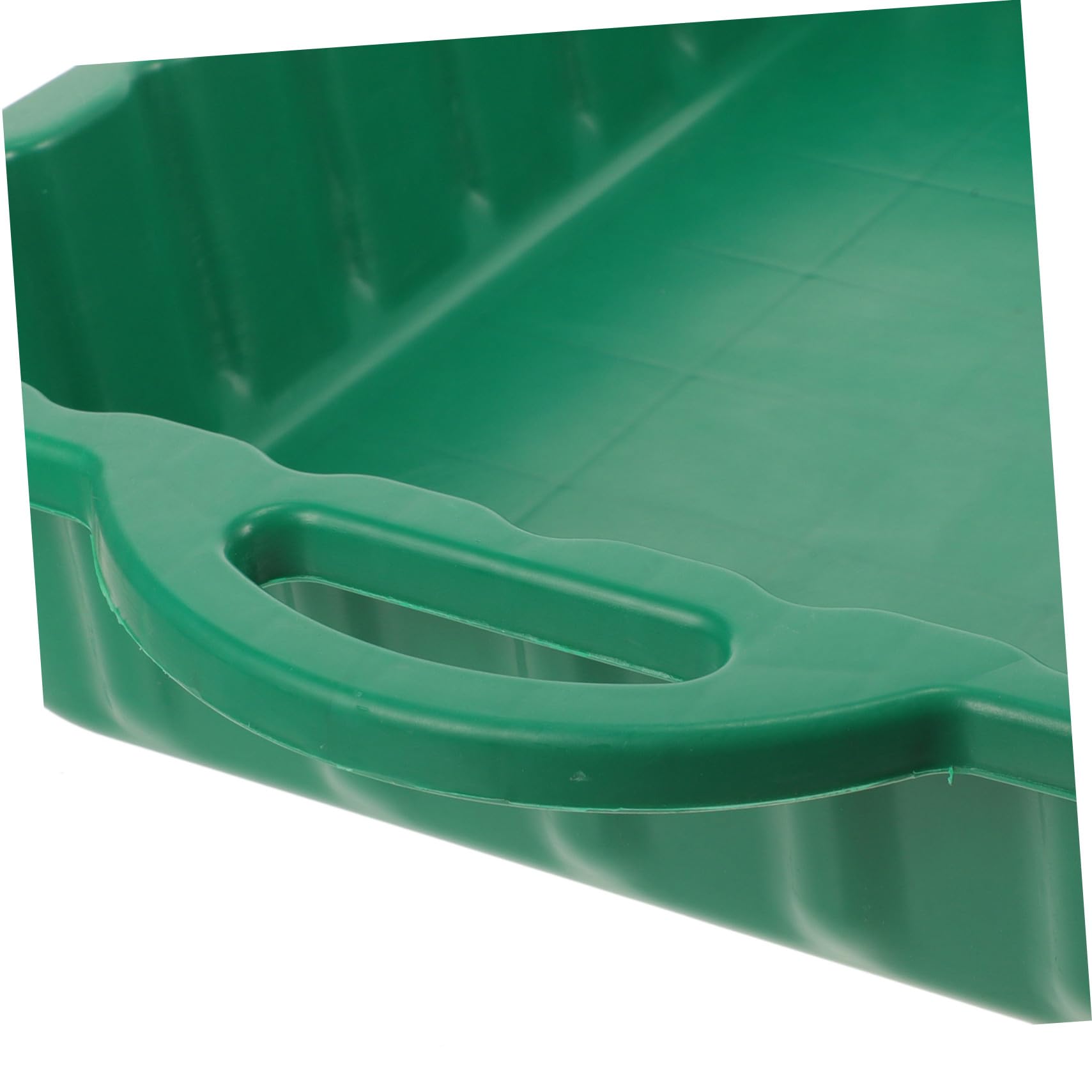 Bac de Récupération D’huile Moteur en Plastique Vert, Facile à Verser
