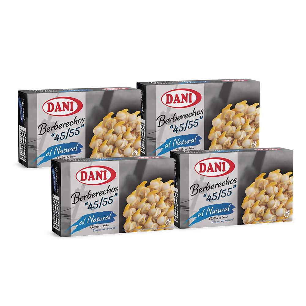 Dani Coques 45/55 au Naturel, 4 x 111 g, 4 Unités (Lot de 16)
