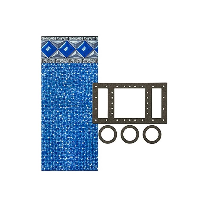 Buy Smartline Crystal Tile 21Foot Round Pool Liner UniBead Style