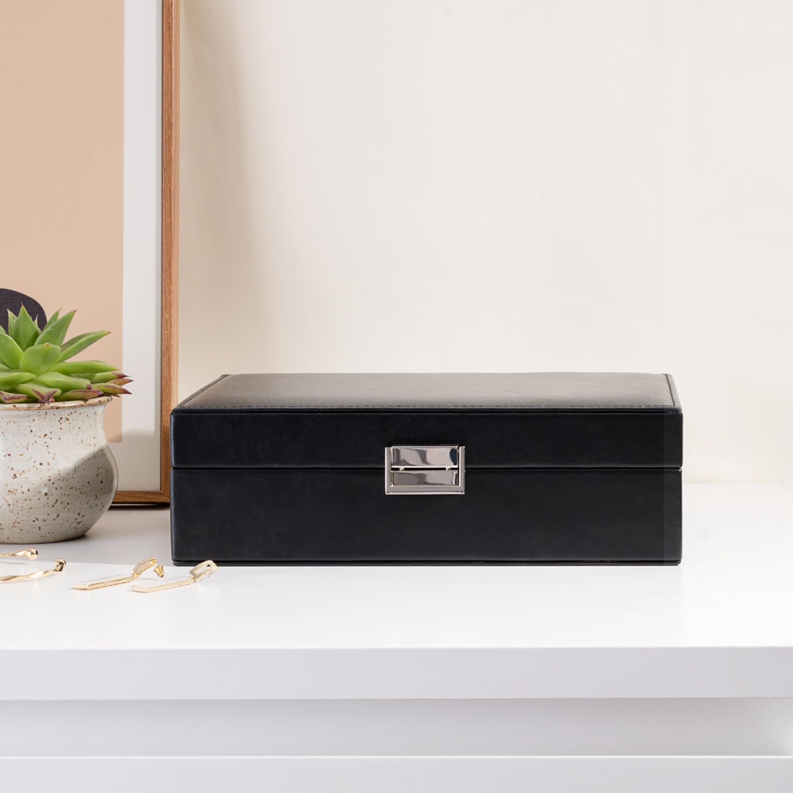 Portagioie Da Viaggio ProCase - Organizer Per Orecchini, Anelli, Collane, Con Tasche E Velluto - Foto 11