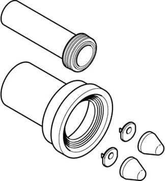 Geberit Duofix Cistern Frame Wall Hung WC Pan Connection Pipe Set 152.426.46.1