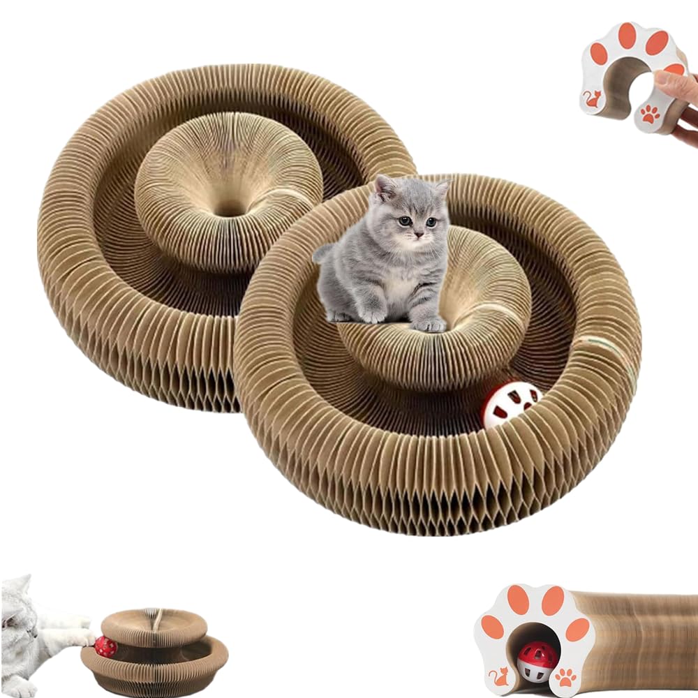 1 stuk - Accordeon katten krabplank - Slijtvast en niet-afbrokkelend - Katten 1 stuk - Accordeon katten krabplank - Slijtvast en niet-afbrokkelend - Katten
