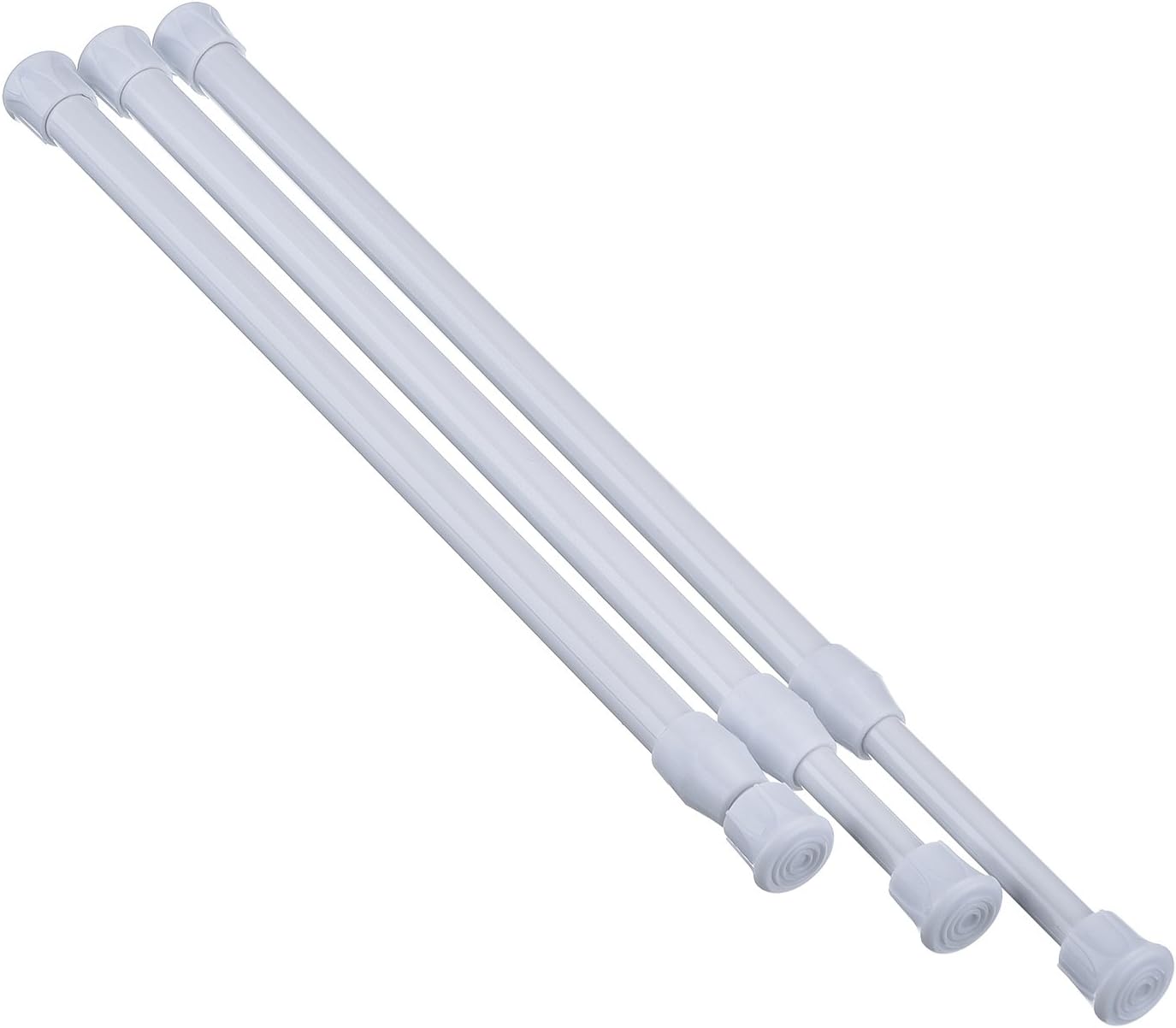 3 Pack Tension Curtain Rod Spring Loaded Curtain Rods
