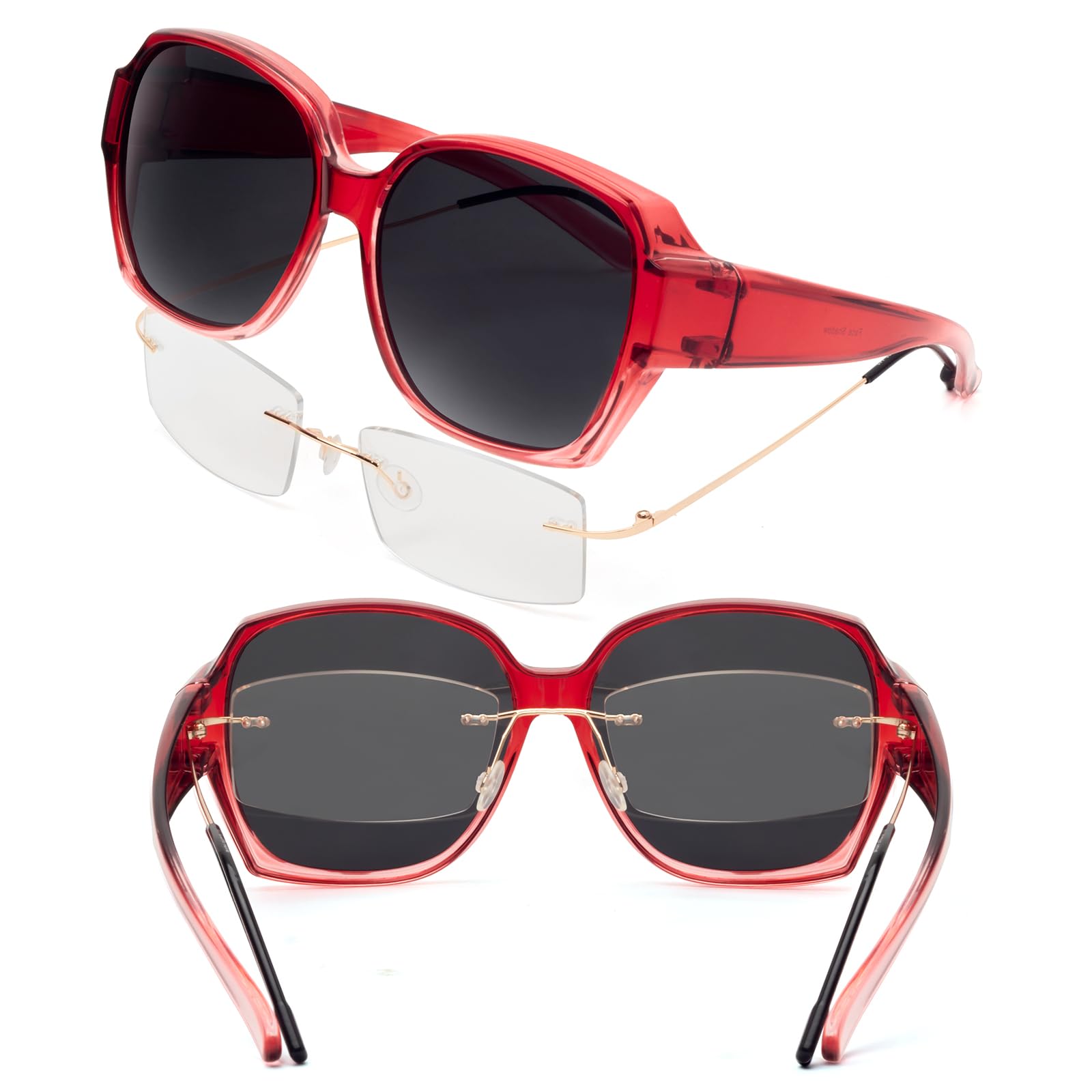 Face Shadow Damskie okulary polaryzacyjne na okulary przeciwsłoneczne do jazdy, jazdy na rowerze, sportu i rekreacji, ochrona UV400