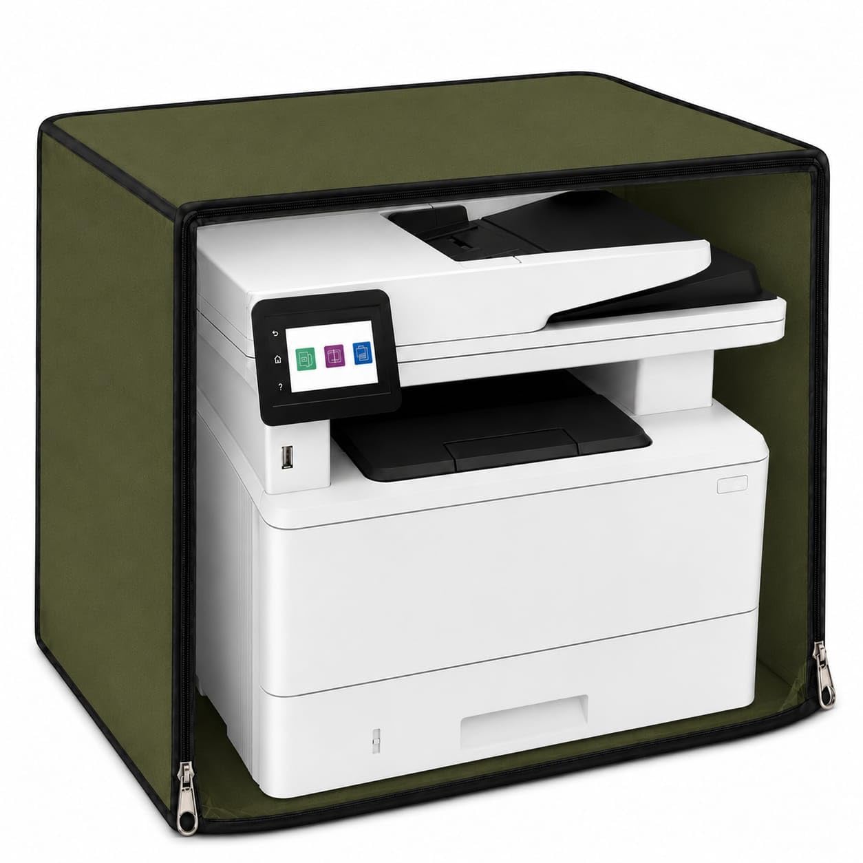 JMT Printer Cover For HP Laser MFP 329dw Printer (Solid Green)-picture-27