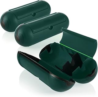 com-four® 3X Schutzdose für Steckverbindung, Schutzbox für den Außen