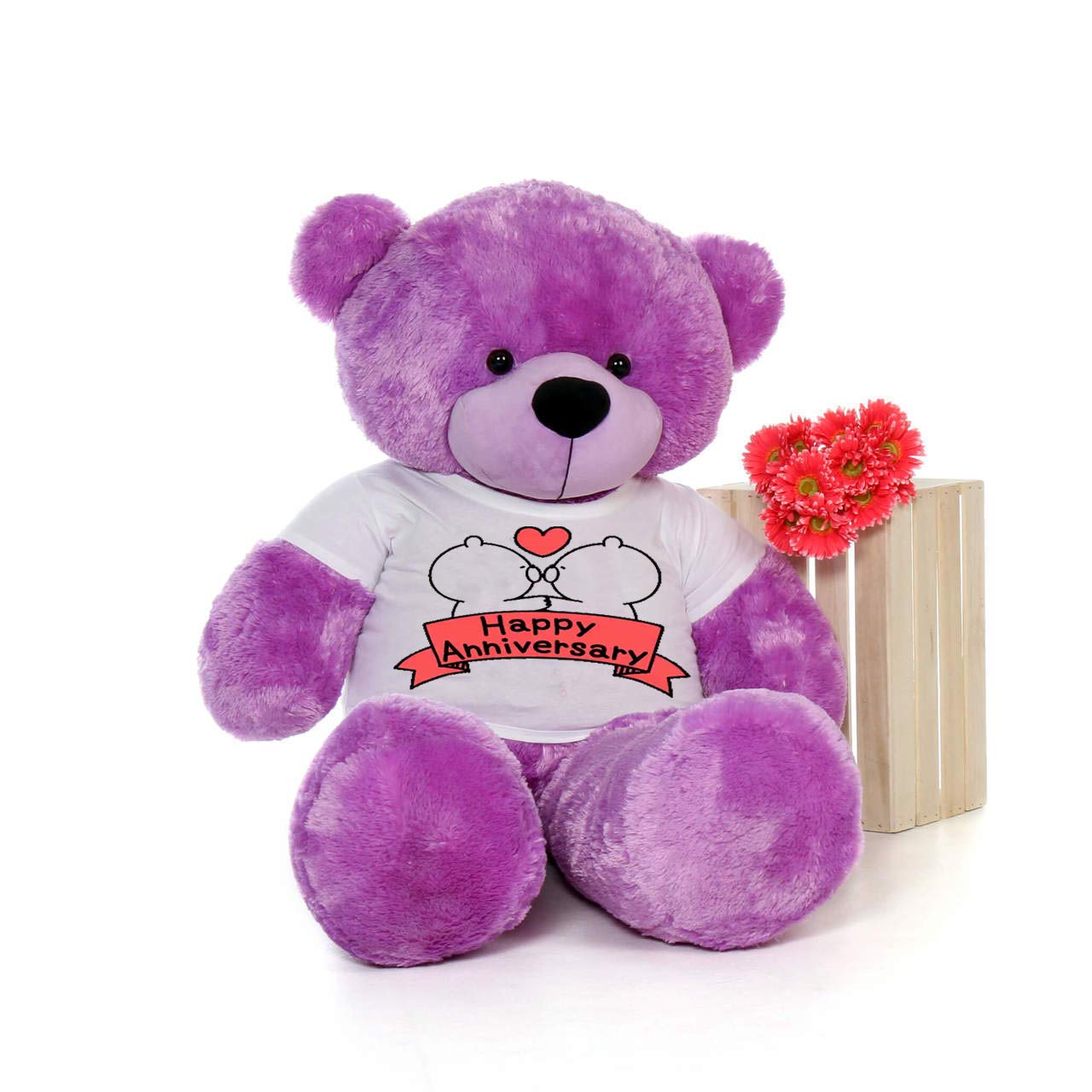 See full amazon price history chart for HugnFeel® Soft Toys Big Teddy Bear Wearing Happy Anniversary T-Shirt 5 feet Purple_T Shirt_Happy Anniversary Plush & Stuffed Toys HugnFeel® Soft Toys Big Teddy Bear Wearing Happy Anniversary T-Shirt 5 feet Purple_T Shirt_Happy Anniversary Plush & Stuffed Toys (B08CF3PBYL) Amazon Price History, Amazon Price Tracker