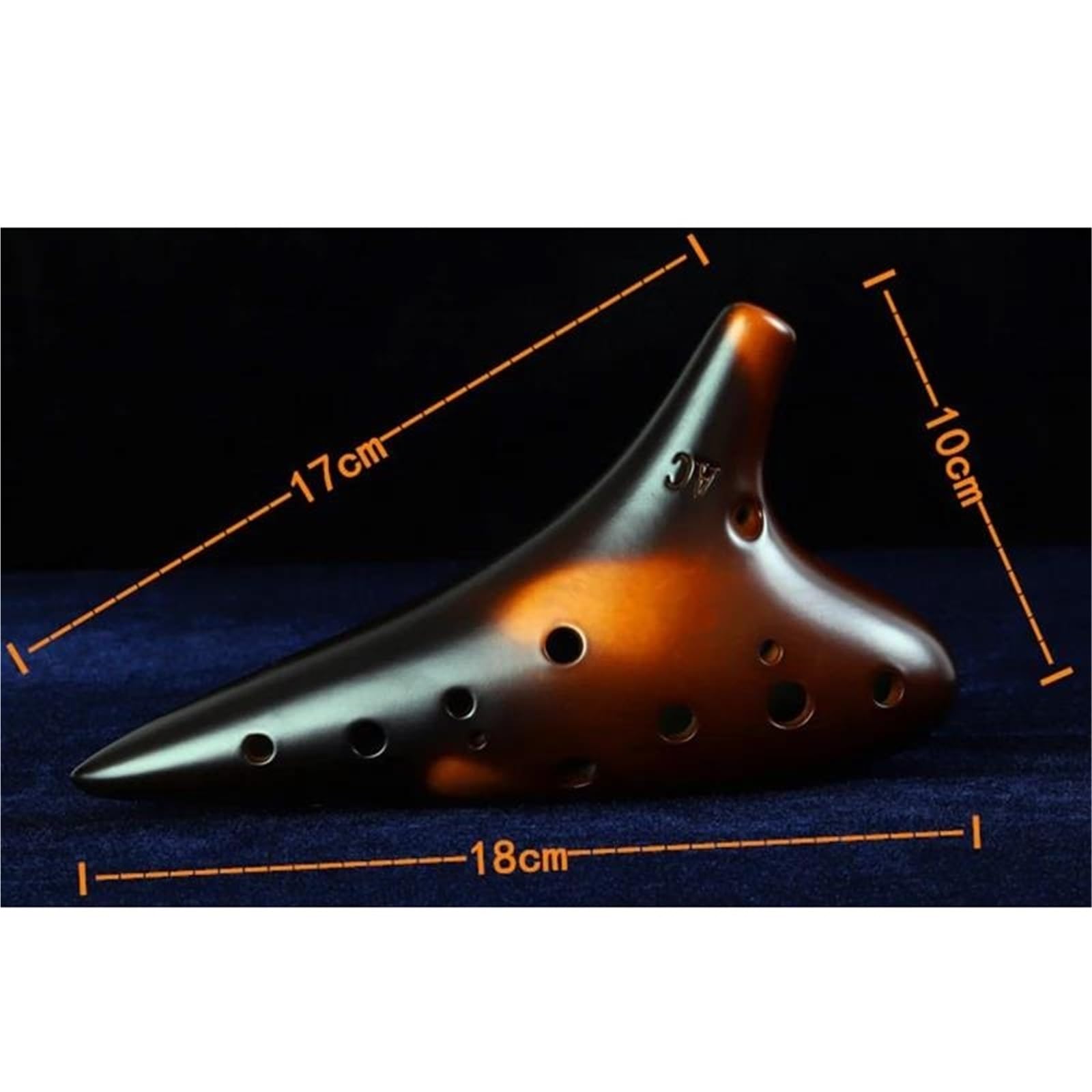 Principianti ocarina Ocarina Professionale A 12 Fori Contralto In Chiave AC Per Principianti Adulti