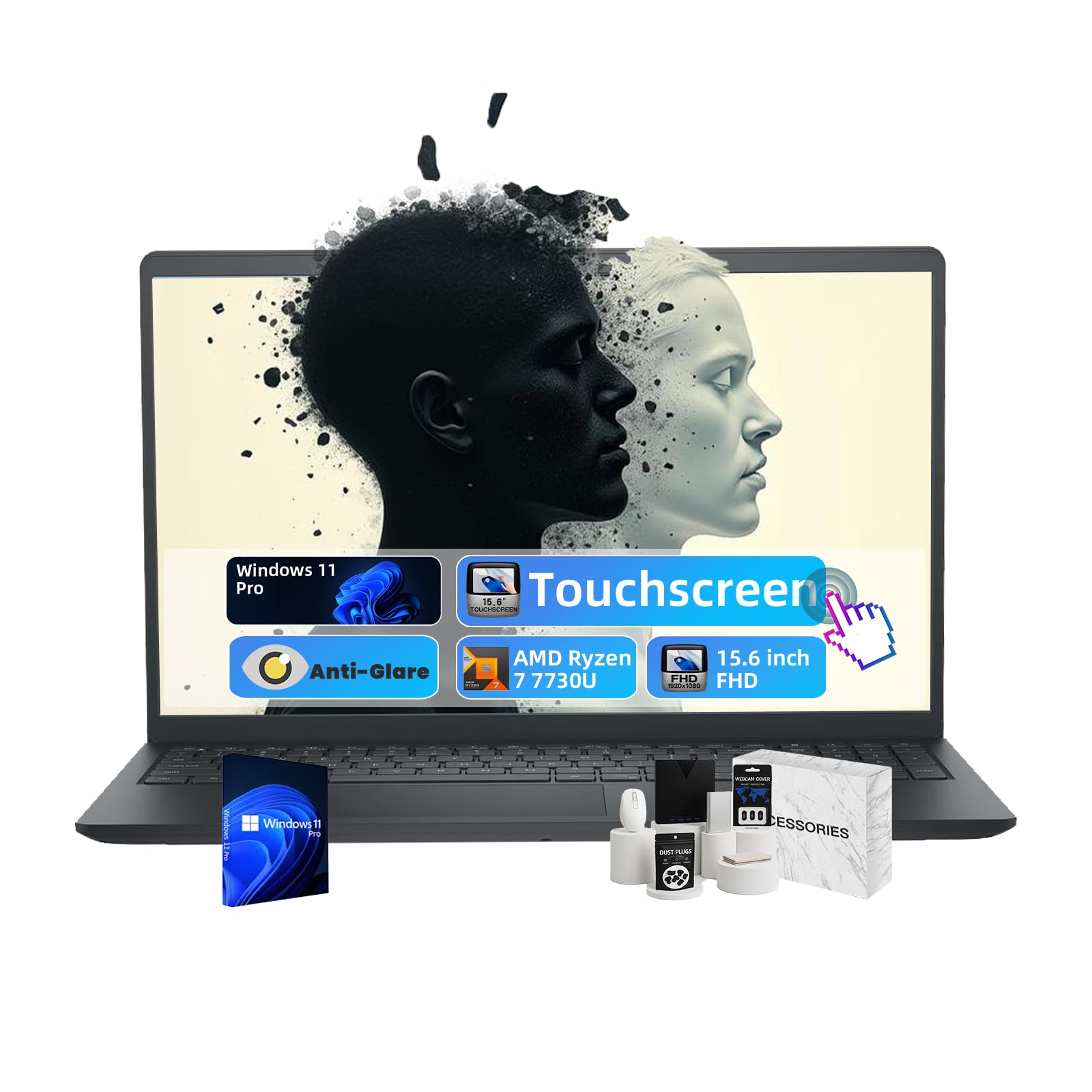Dell Inspiron 15 3535 Touchscreen Laptop - w/Accessories, 15.6