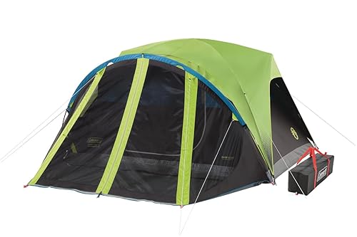 Coleman Carlsbad Dark Room Tent with Screened Porch, 4/6 Person