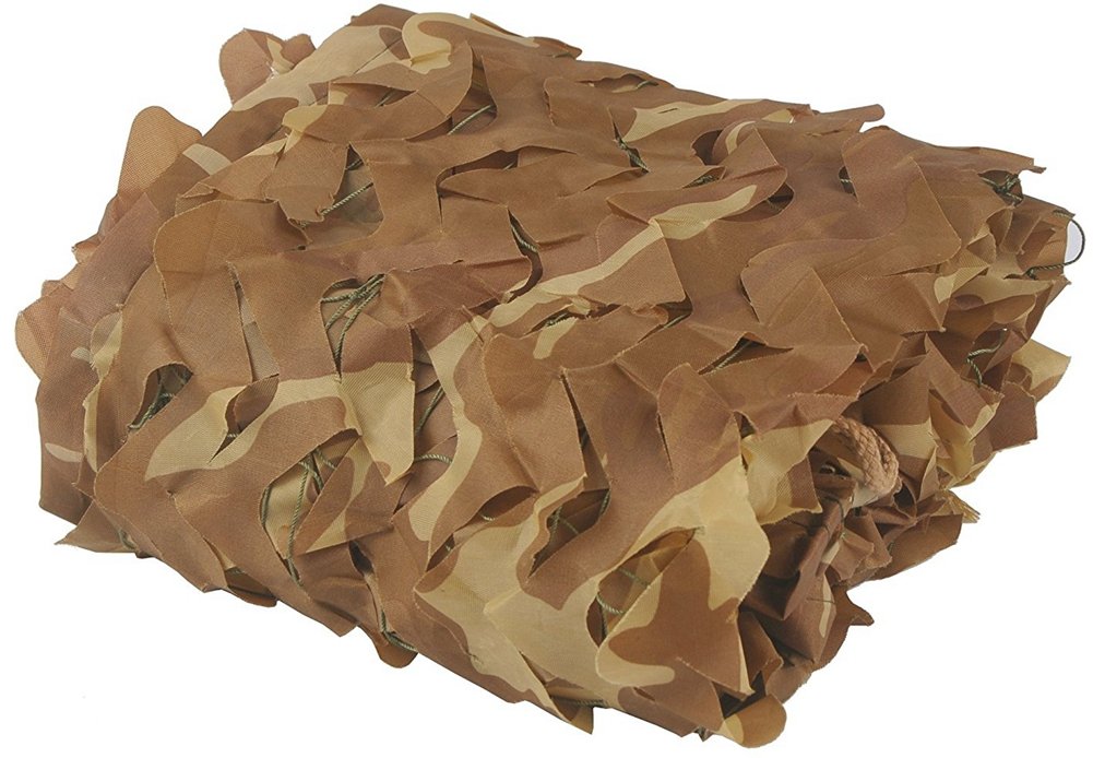 Oudini Desert Camo 3X4m Netting Sunshade Camouflage Net Hunting Camo Net Blinds For Camping Hide Hunting/Desert Camo/3 * 4M(9.8 * 13Ft)