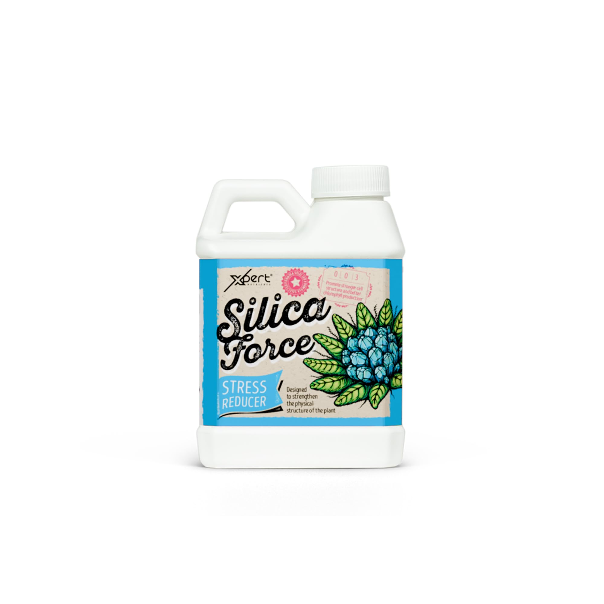 Xpert Nutrients Silica Force (250ml) | Stress Reducer Silicon Supplement | Silica Additive | Healthy Stems and Green Leaves | Universal Liquid Nutrient for Strong Plants