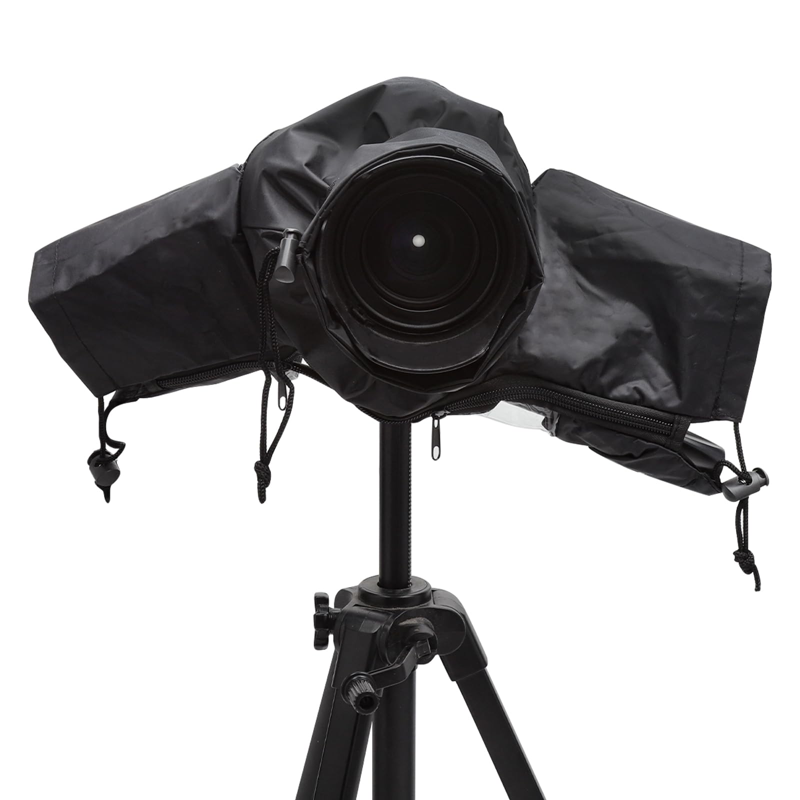 Housse de pluie imperméable pour appareil photo reflex numérique avec fenêtre transparente