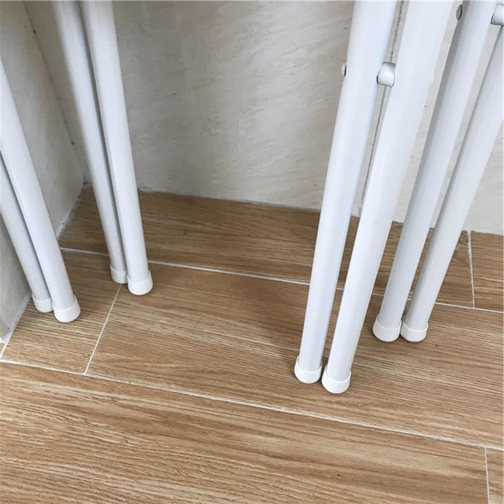 Tabouret de Bar Pliant Portable 60 Cm Avec Dossier, Tabouret Rond Pliable Pour Îlot de Cuisine, Coin Repas, Camping, Design Gain de Place (Une Couleur - D)/Une Seule Couleur/D