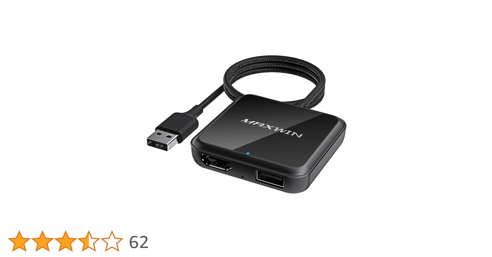 MAXWIN メディアアダプター DA-HD01A MAXWIN HDMI入力・CarPlay/AndroidAutoワイヤレス化メディア